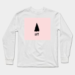 LIT christmas tree - cheeky christmas Long Sleeve T-Shirt